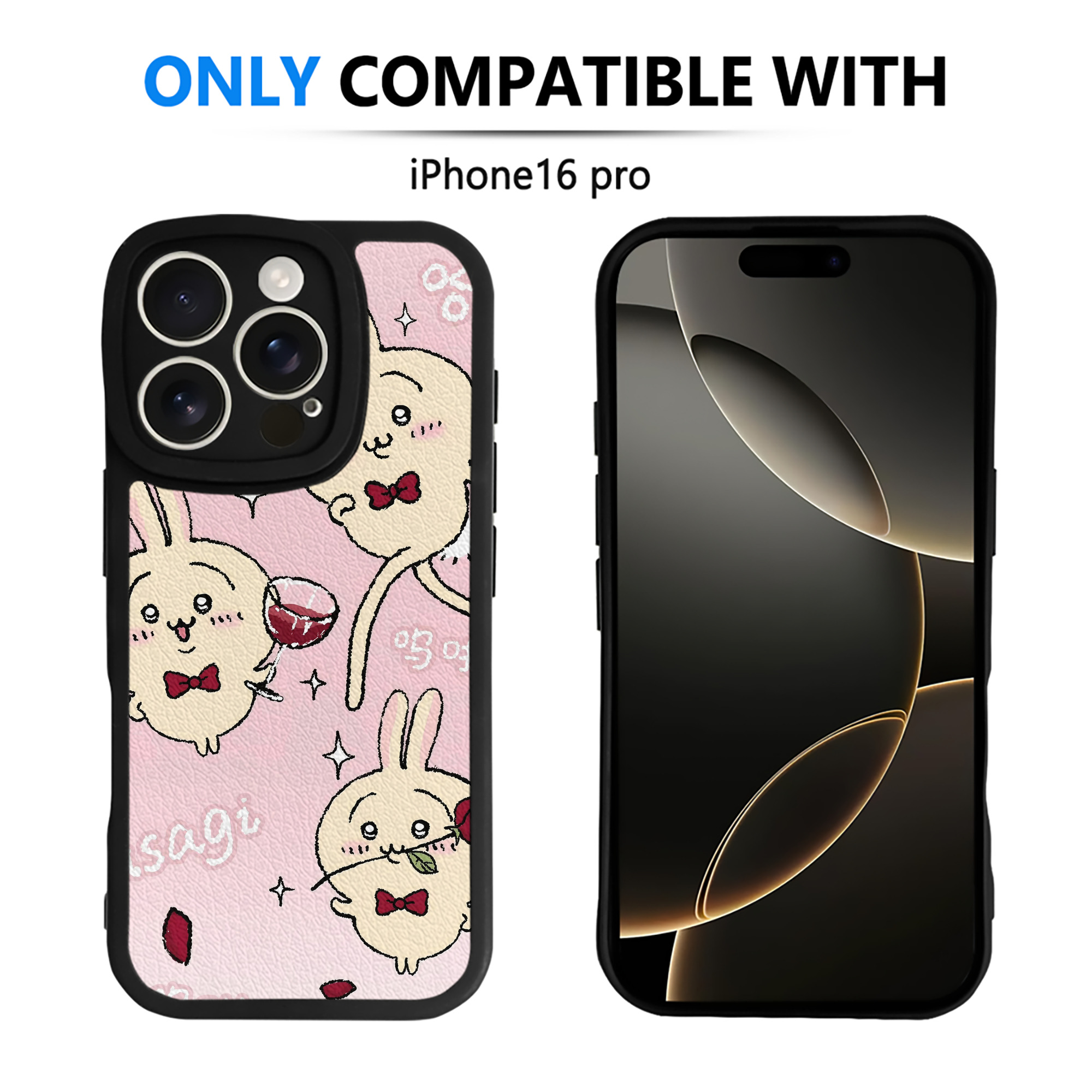 （画像用） ちいかわ Chii-kawa 【iPhone 16シリーズ対応】シリコンスマホケース（レザー調） 材質：シリコン